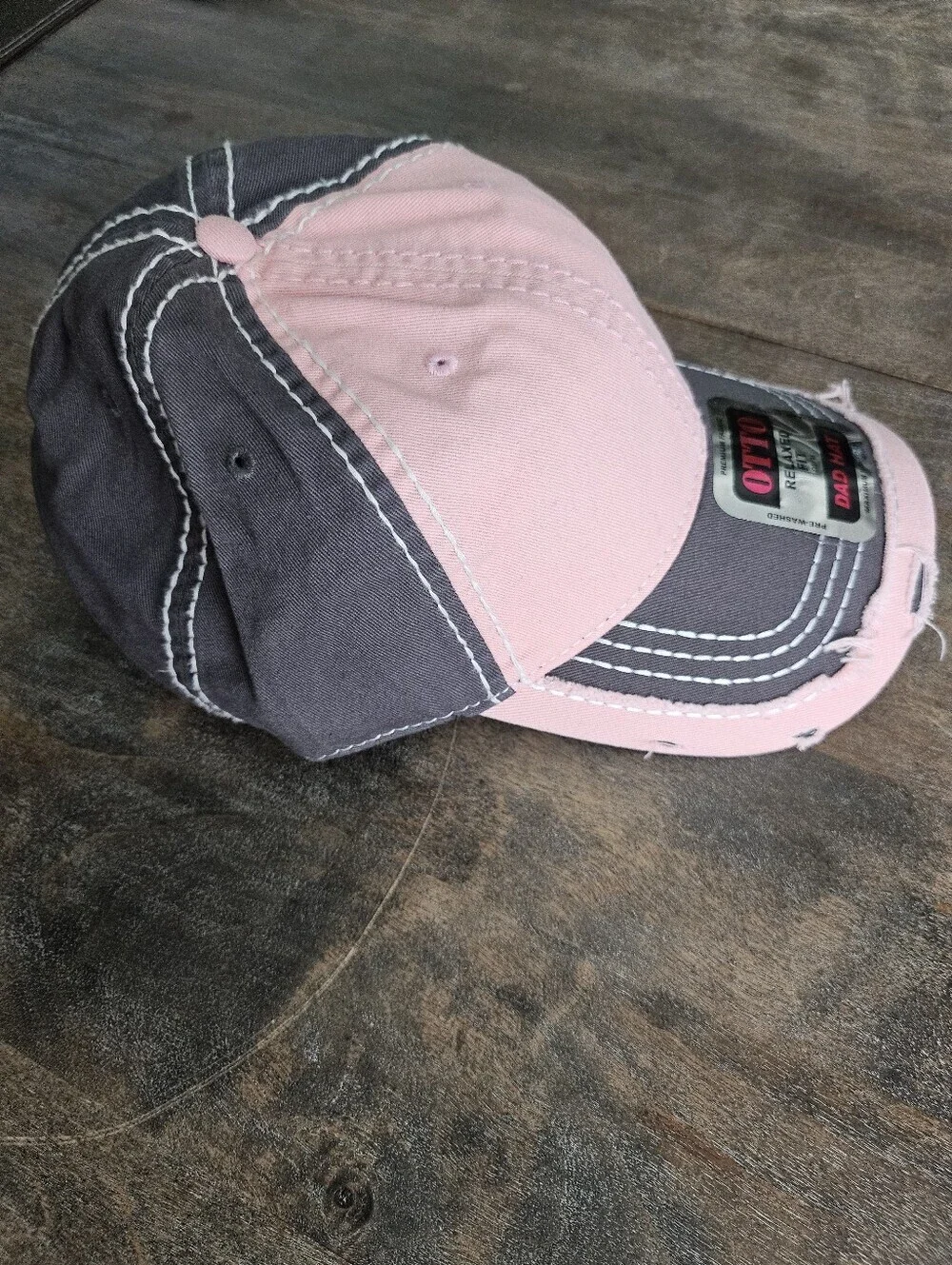 NWT Otto Pink And Grey Trucker Hat